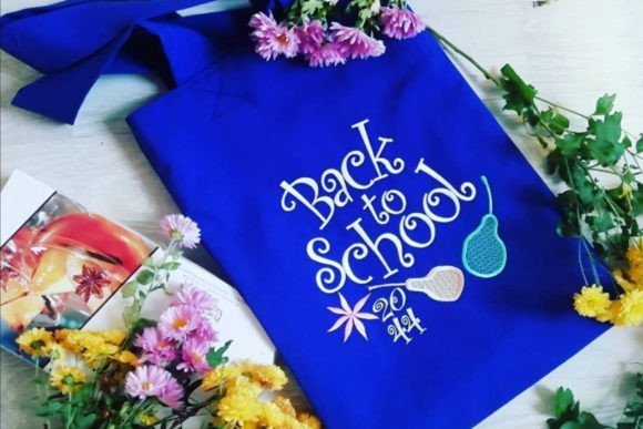 Back to School Lettering for Seasonal Embroidery