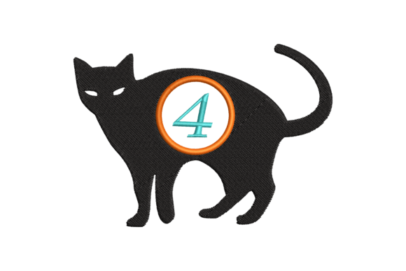 Black Cat Number 4: A Charming Addition to Your Seasonal Collection