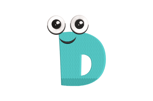 Charming Funny Letter D for Craft Fair Success