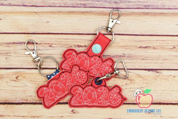Class of 2026 Keychain: A Stylish Embroidery Addition