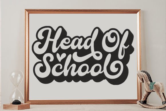 Head of School: A Charming Addition to Your Embroidery Collection