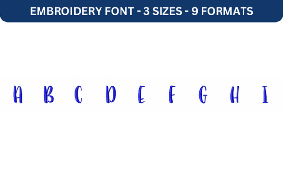 Review: Sugar Plums Font Upper a to I